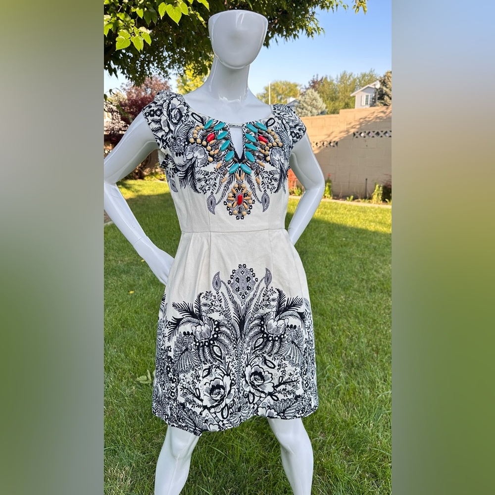 Nanette Lepore Black and White Dress